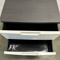【ジモティ限定特価】 4段 ウッドトップチェスト 幅56cm 衣類収納 収納ケース N0379Gの画像