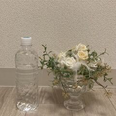 【フラワーアレンジメント】ブリザードフラワー　ローズ　ホワイトローズ　の画像