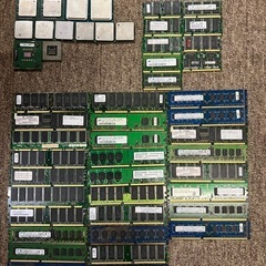 ジャンク　大量メモリーカード＆CPU 都市鉱山