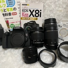 Canon kiss x8i 一眼レフカメラ