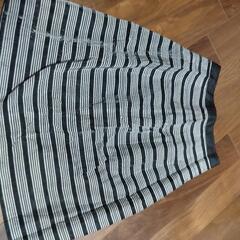 ボーダー　薄手　スカート　