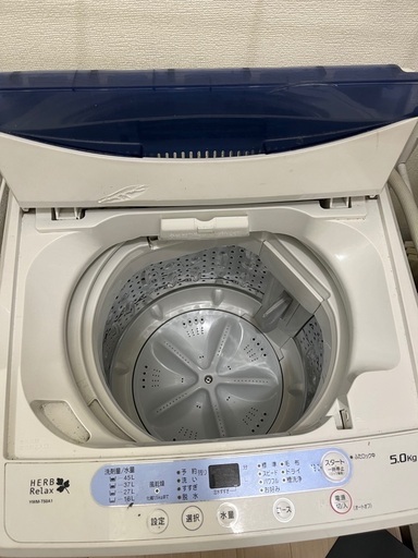 洗濯機　洗濯ホース、ストッパー付き