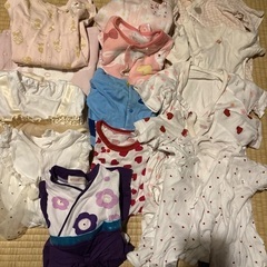 新生児　服　女の子の画像