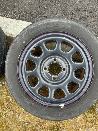 [交渉中]タイヤホイールセット　14インチ　デイトナ　軽自動車　ヨコハマ