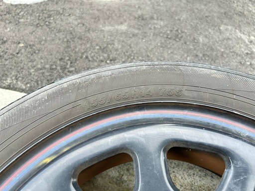 [交渉中]タイヤホイールセット　14インチ　デイトナ　軽自動車　ヨコハマ