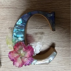 アルファベットオブジェ　オーダー作成の画像
