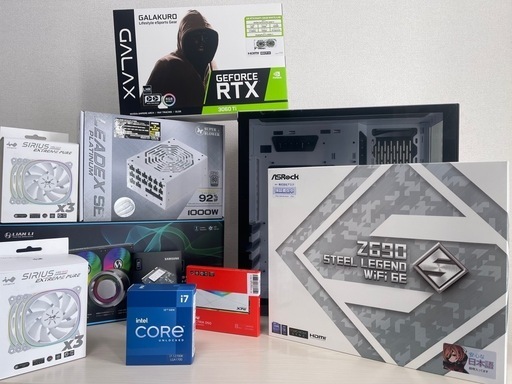 自作PC 12世代　core i7 3060ti