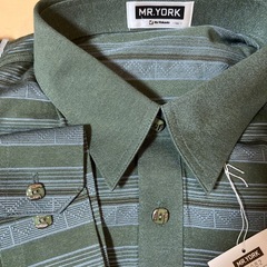 北海道には今は無きイトーヨーカドー　MR.YORKメンズ長袖ポロシャツLLサイズの画像