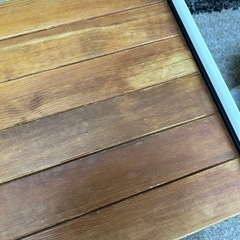 無垢　ローテーブル　アイアン　木製テーブルの画像