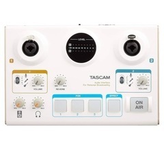 【美品】TASCAM タスカム ミキサー オーディオインターフェースボイスエフェクト 効果音再生 Youtube 配信機材 ミキサー ゲーミング ゲーム実況 カラオケ の画像