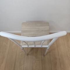 ラシク RASIK スチール ダイニングチェア  ナチュラル4脚の画像