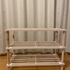 決まりました🙇木製棚の画像