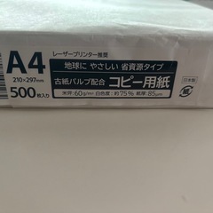 少し訳アリ　古紙パルプ配合　コピー用紙