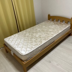 差し上げます　洗濯機　冷蔵庫　シングルベッドの画像