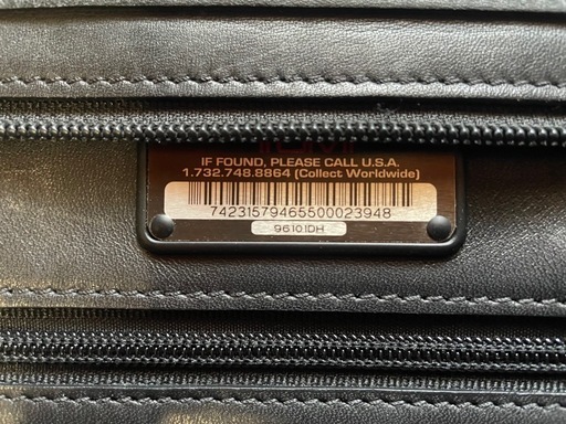 TUMI ブリーフケース/レザー/BLK/96101DH