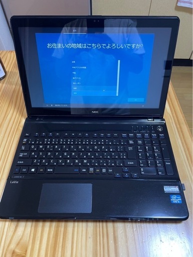 NECノートパソコンLaVie LS550MSB