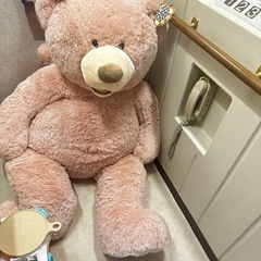 大きピンク色のクマのぬいぐるみ(直接渡し限定　埼玉県草加市) サ...