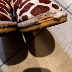 キリン柄ブーツ　の画像