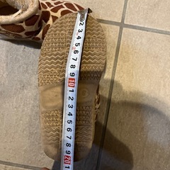 キリン柄ブーツ　の画像