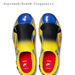 Supreme × Nike Clogposite SP "Yellow/Blue"  FW24 Week3販売 Supreme/Nike Clogposite COLOR：Blue Multi SIZE：US 9の画像