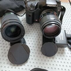 Pentax 一眼レフデジタルカメラK20とレンズ2つ　※ジャンク品※