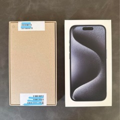 【新品未使用未開封】iPhone 15 Pro 256 GB ブルーチタニウム