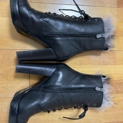 SOFIA BALDI 美品 本革レースアップブーツの画像