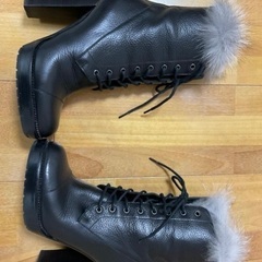 SOFIA BALDI 美品 本革レースアップブーツの画像