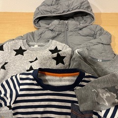 【成約済】【ベビー服】UNIQLOダウン他