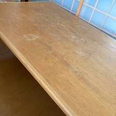 木製の机⭐️テーブル⭐️和室洋室にも合いますの画像