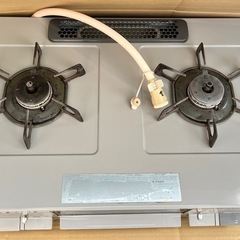 ノーリツ　ガステーブル　都市ガスホース付き　 　　の画像
