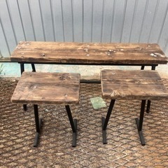 一点物アイアン家具、ガーデンチェア、家具、ベンチ