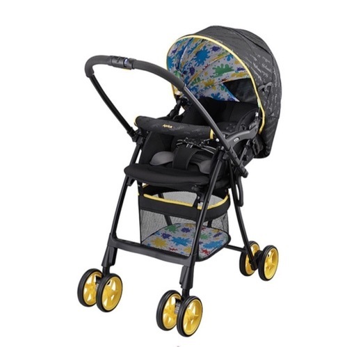 一目惚れデザイン【美品】限定カラー ベビーカー エアリア 【ヘリアンタスモデル】