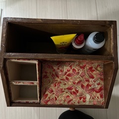  アンティーク　収納　小物入れ　棚　和風の画像