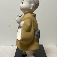 人形 博多人形 夢路　竹童心 縁起物 純粋無垢　伝統工芸士　アンティークの画像