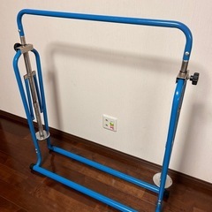 子ども用　折りたたみ式 鉄棒 + ジョイントマットの画像