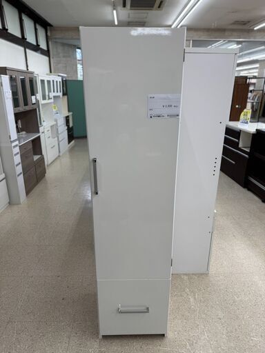 ★ジモティ割あり★  食品庫 白 H180.5×D40×W40.5 クリーニング済み TJ8904