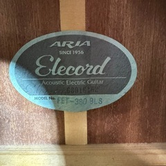 ARIA FET-380 BLS エレアコ コード ソフトケース 本 メトロノーム 付き ブルーの画像