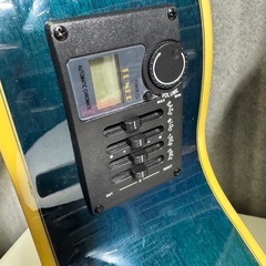 ARIA FET-380 BLS エレアコ コード ソフトケース 本 メトロノーム 付き ブルーの画像