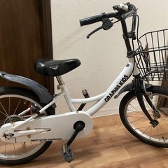 子供自転車◾️ホワイト