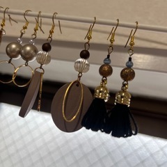 在庫処分！手作りピアスの画像