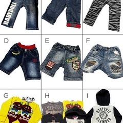 80サイズ デニムパンツ  靴（18cm色々） 