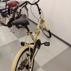 ★ジモティ割あり★  折り畳み自転車 ブラウン 20インチ クリーニング済み TC1610の画像