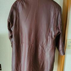 レザーコート　ワインレッド　Fサイズ　の画像