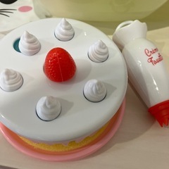 知育デコレーションケーキキット　膨らますスティックバルーンの画像