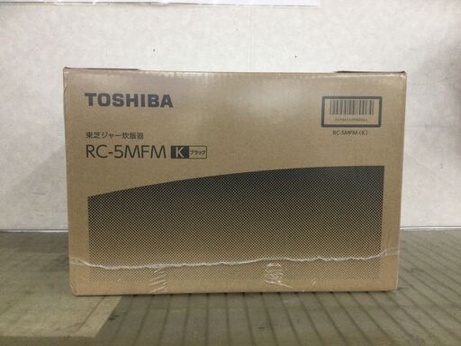 東芝 3合炊き ジャー炊飯器 RC-5MFM 0.54L 未使用品