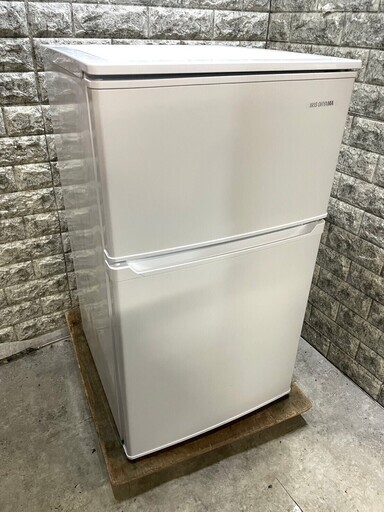 【美品】大阪送料無料★3か月保障付き★冷蔵庫★2021年★アイリスオーヤマ★2ドア★IRSD-9B-W★R-568