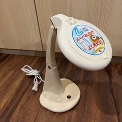 【程度良】オーム電機　LED卓上ルーペ