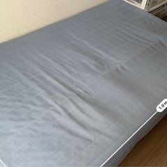 セミダブルベッド　フレーム＆マットレス　の画像