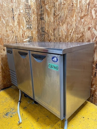 C(6701)サンヨー 業務用 冷蔵庫 SUR-F1261SA 台下冷蔵庫 1200×600×800 100V 50/60Hz SANYO 厨房用 店舗用 直接お引きり取り歓迎 大阪